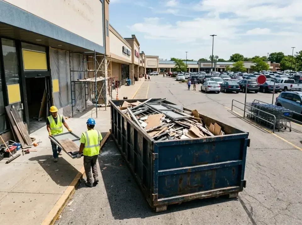 retail-store-renovation-debris-003 — frequently asked questions, Roll-off Dumpster Rentals in McCordsville, IN
